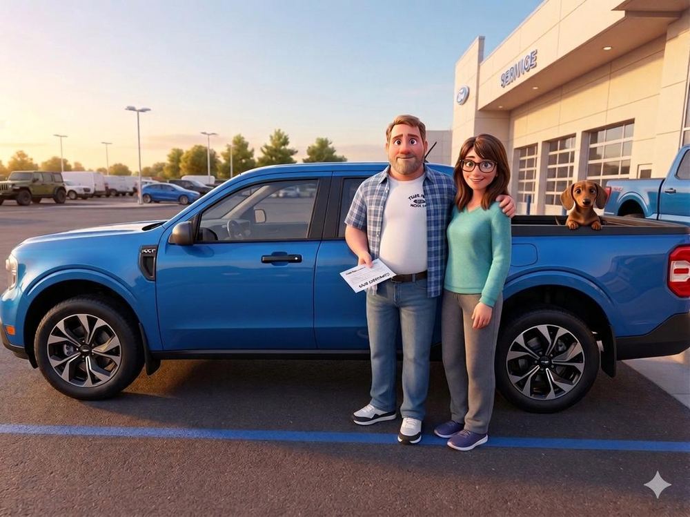 Sold - happy customer with their new vehicle